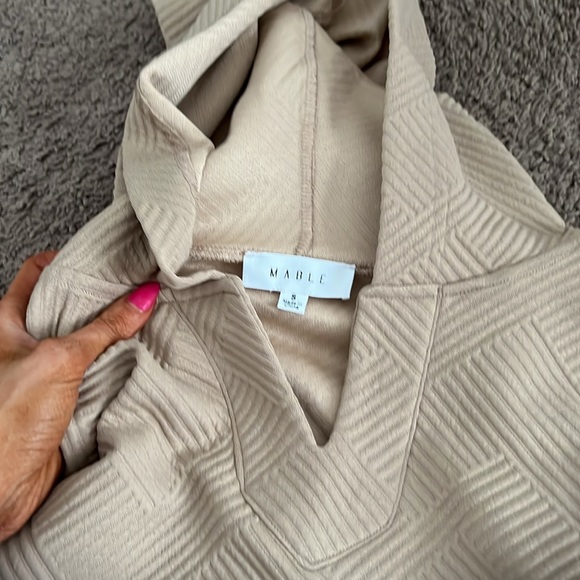 Petal & Pup Coffee Hoodie Short Set - Picture 4 of 6